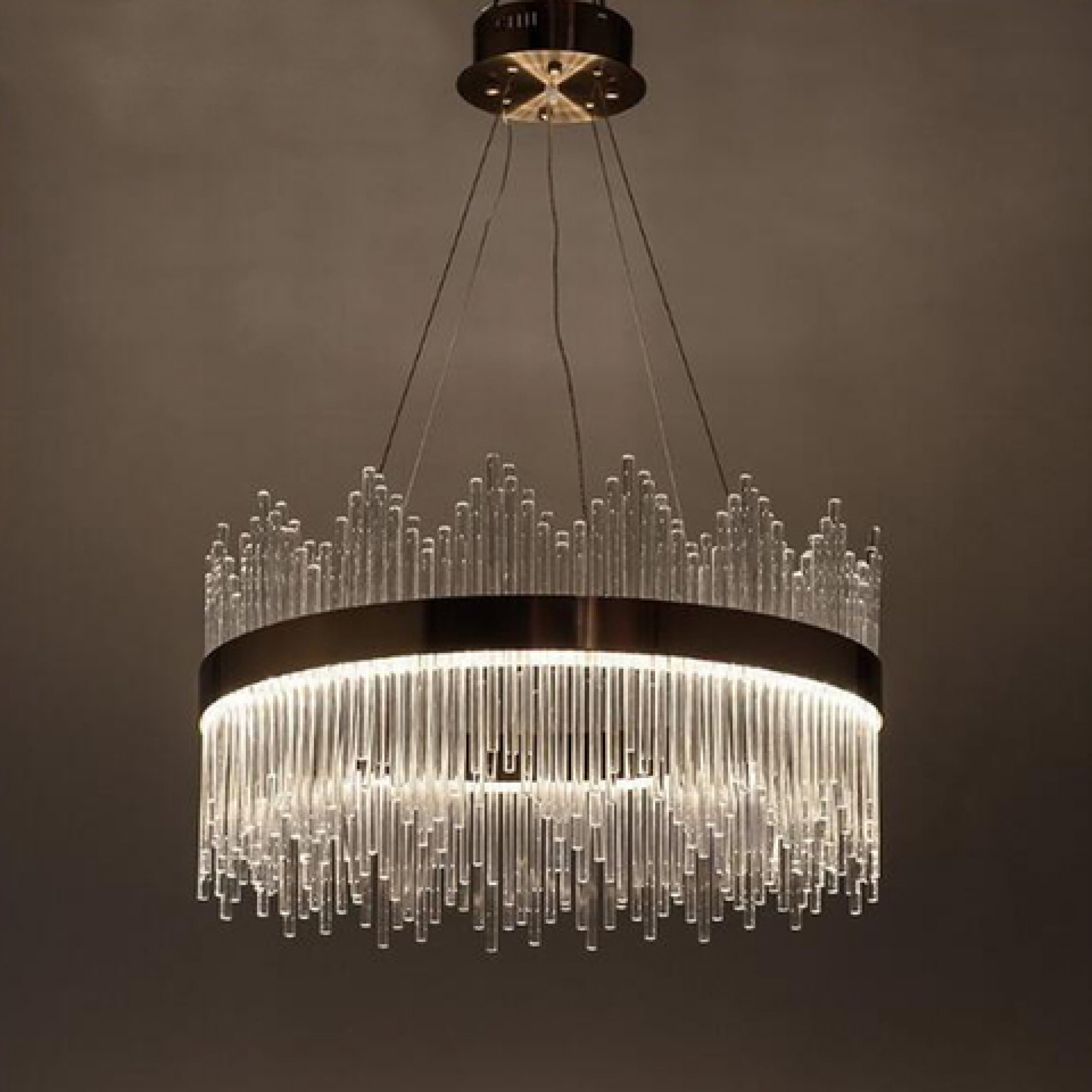 Люстра led Round Crystal Chandelier