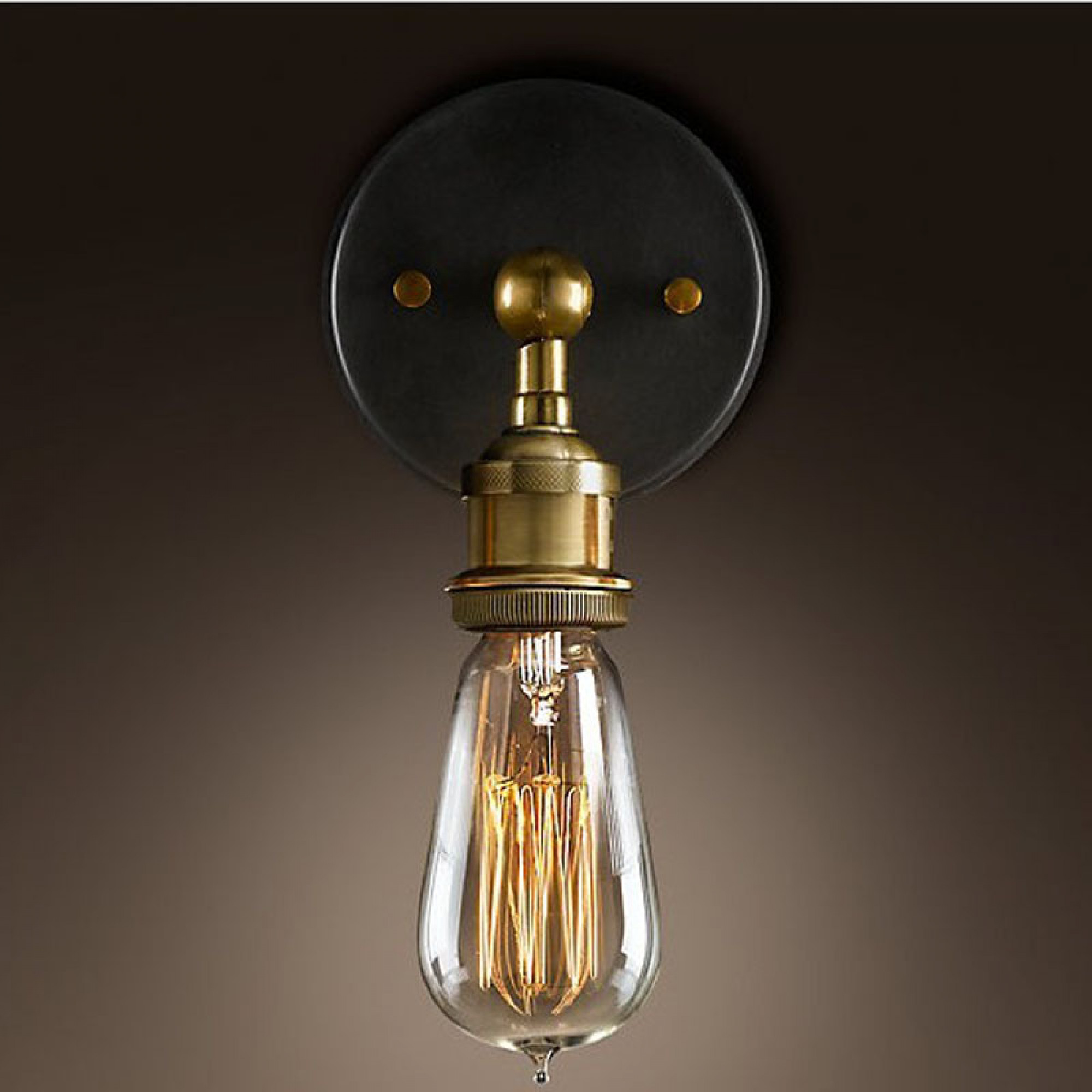 Бра Country Wall Lamp Glass lampshade