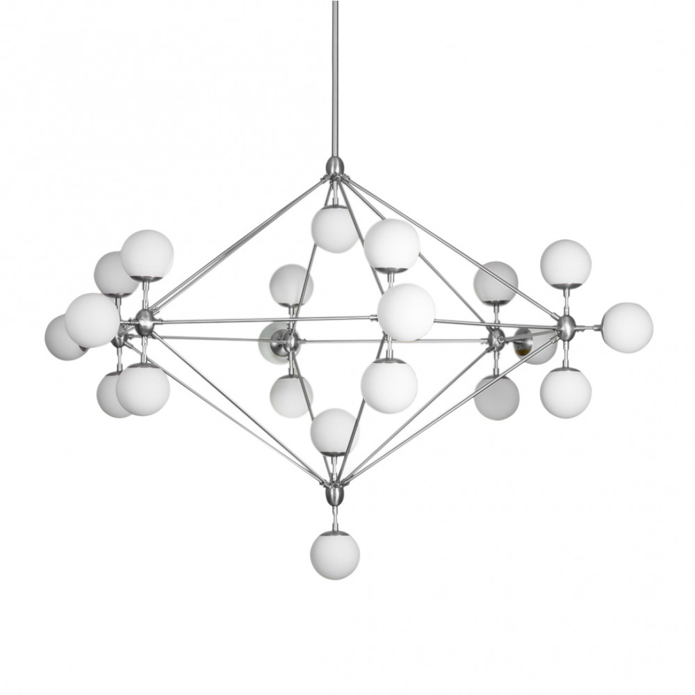 Люстра Modo Chandelier 21 Globes Chrome DE12284