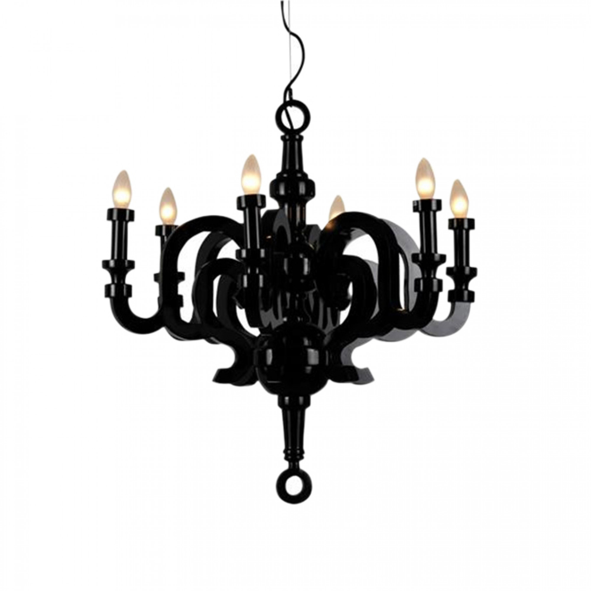 Paper Chandelier d70 Black