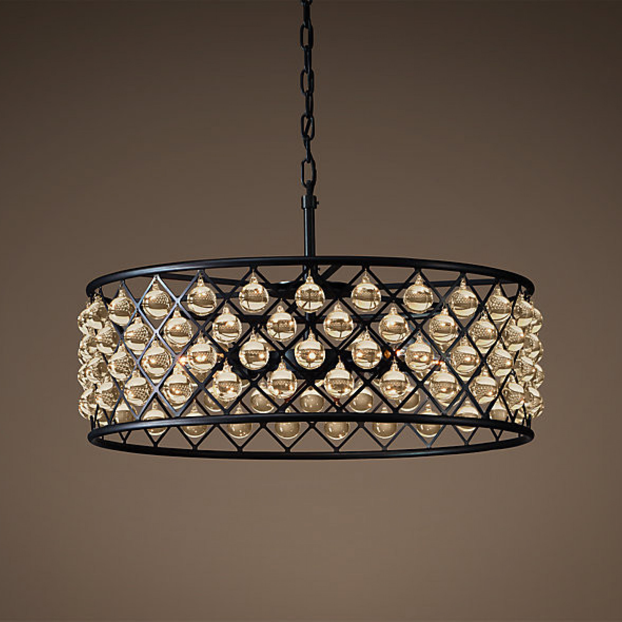 Люстра rh Spencer Hoop Chandelier 60