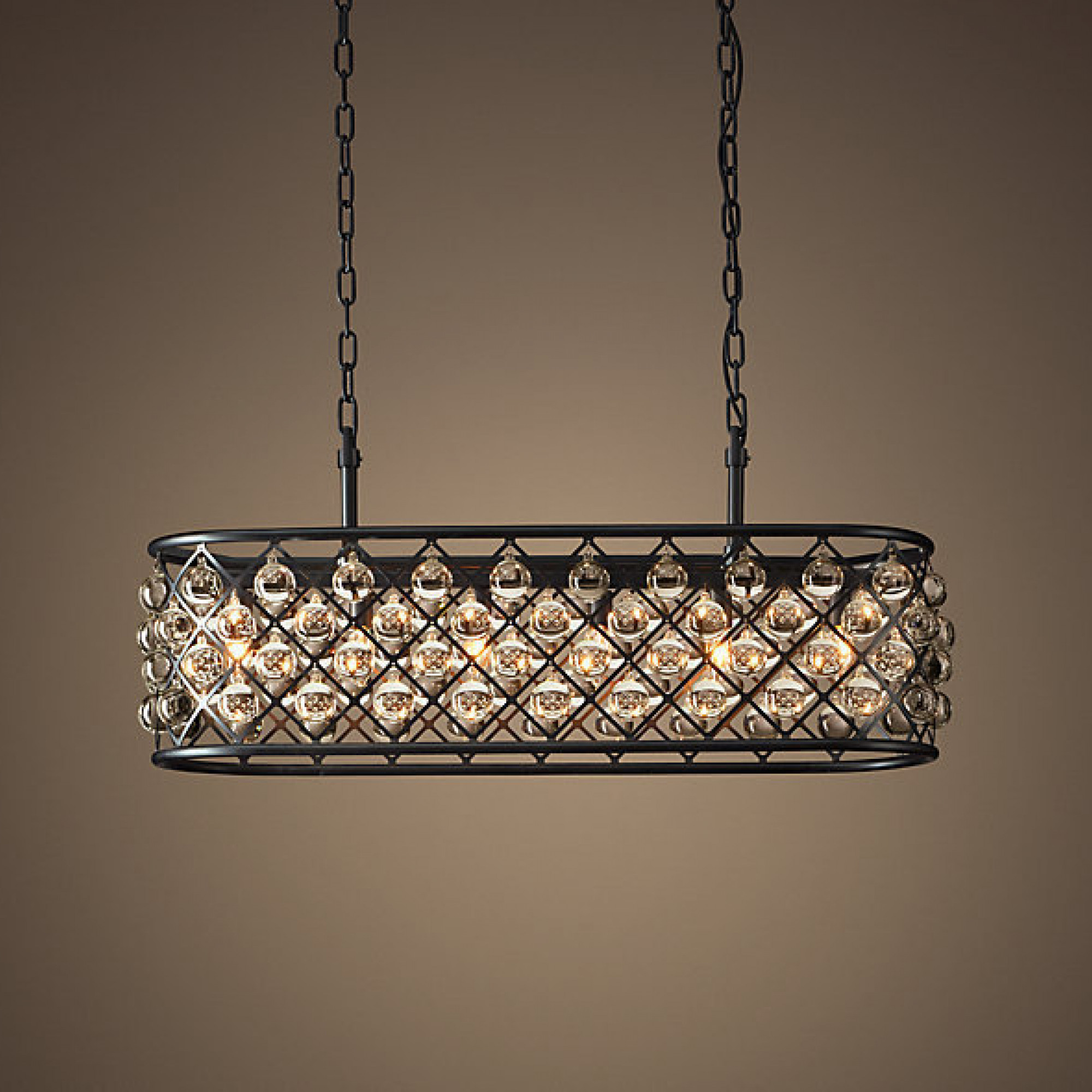 Люстра Spencer Rectangular Hanging Chandelier 100